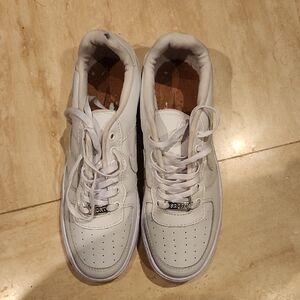 White High-Top Sneakers